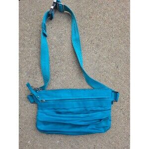 Lululemon Teal Belt Waist Doggy Bag Fanny Pack Adjustable Strap 10x6